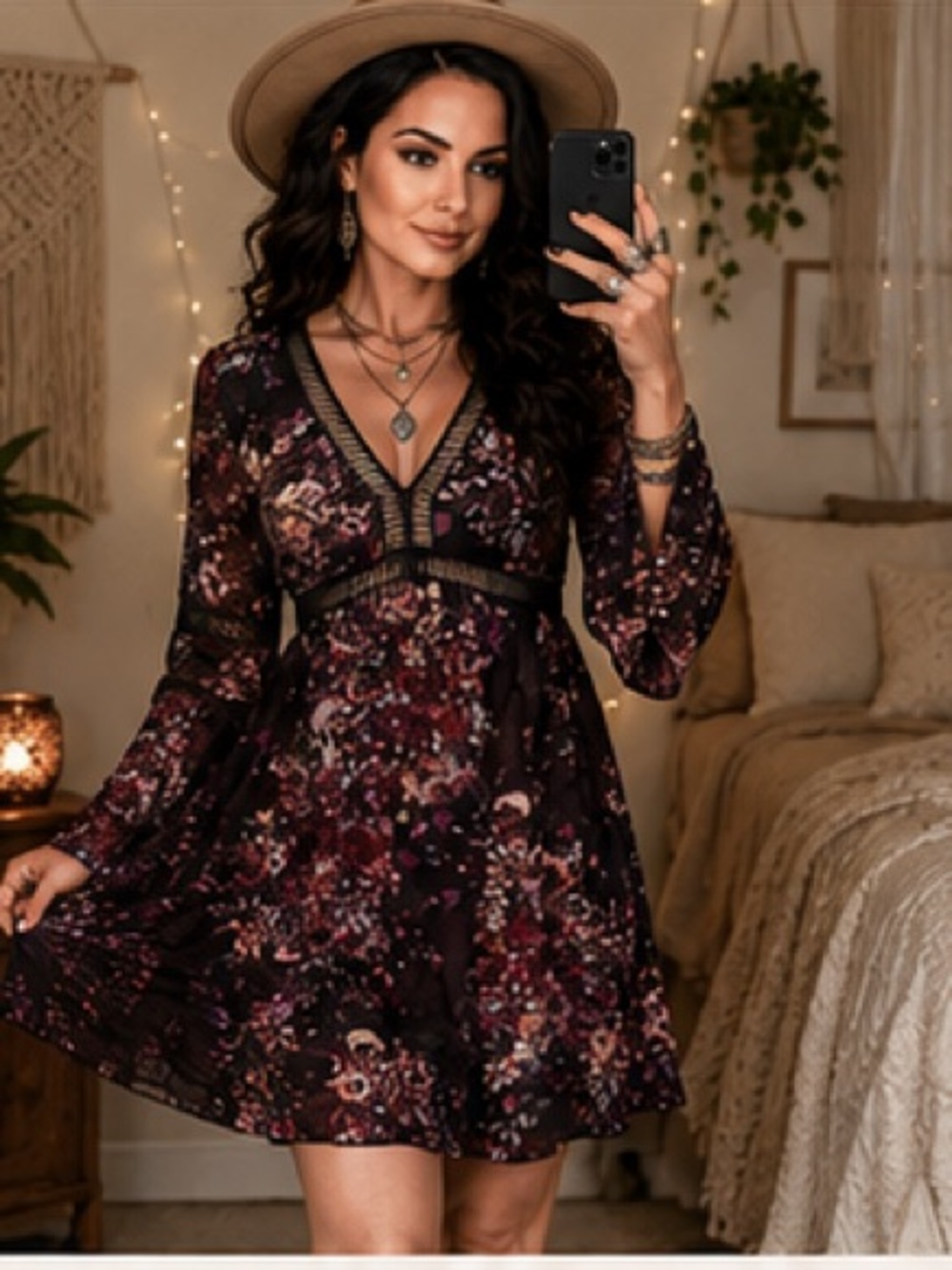 Lovestitch Boho Mini Dress
